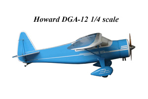 Howard DGA-12 1/4 scale